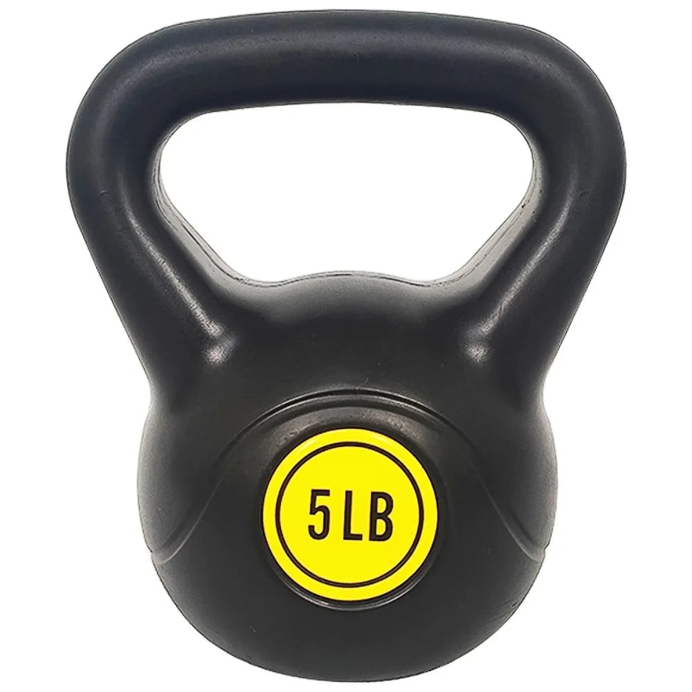 Wide Grip Kettlebell Exercise Fitness Weight Set – 4-Piece Set (5lb, 10lb, 15lb, 20lb)