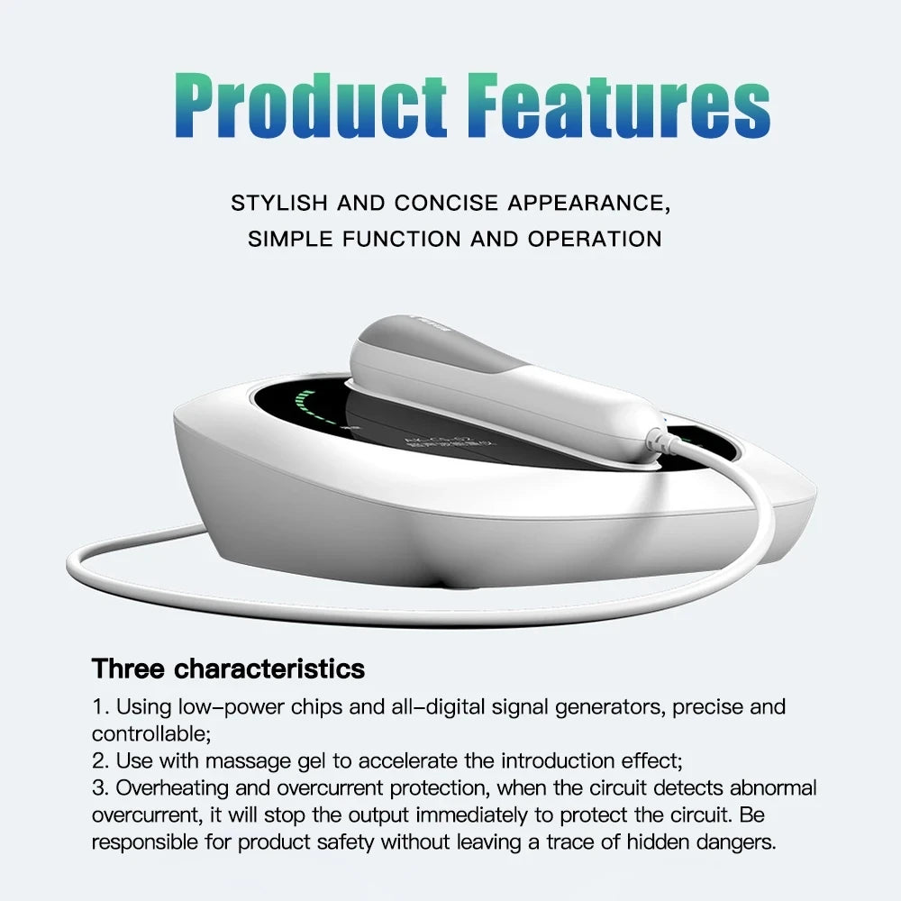 Ultrasound Physiotherapy Massage Device – 1MHz Intensity for Drug-Free Muscle & Joint Pain Relief