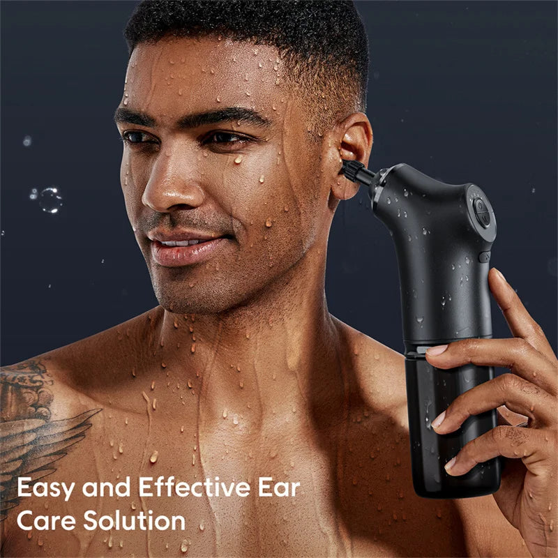 Electric Ear Cleaner Kit – 4 Pressure Modes Ear Wax Removal Irrigation System for Adults & Children
