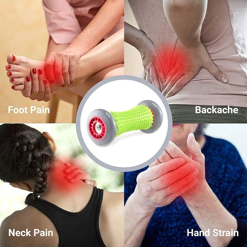 Foot Massage Roller & Yoga Ball Set – Plantar Fascia Relief & Muscle Relaxation Tool for Fitness and Recovery