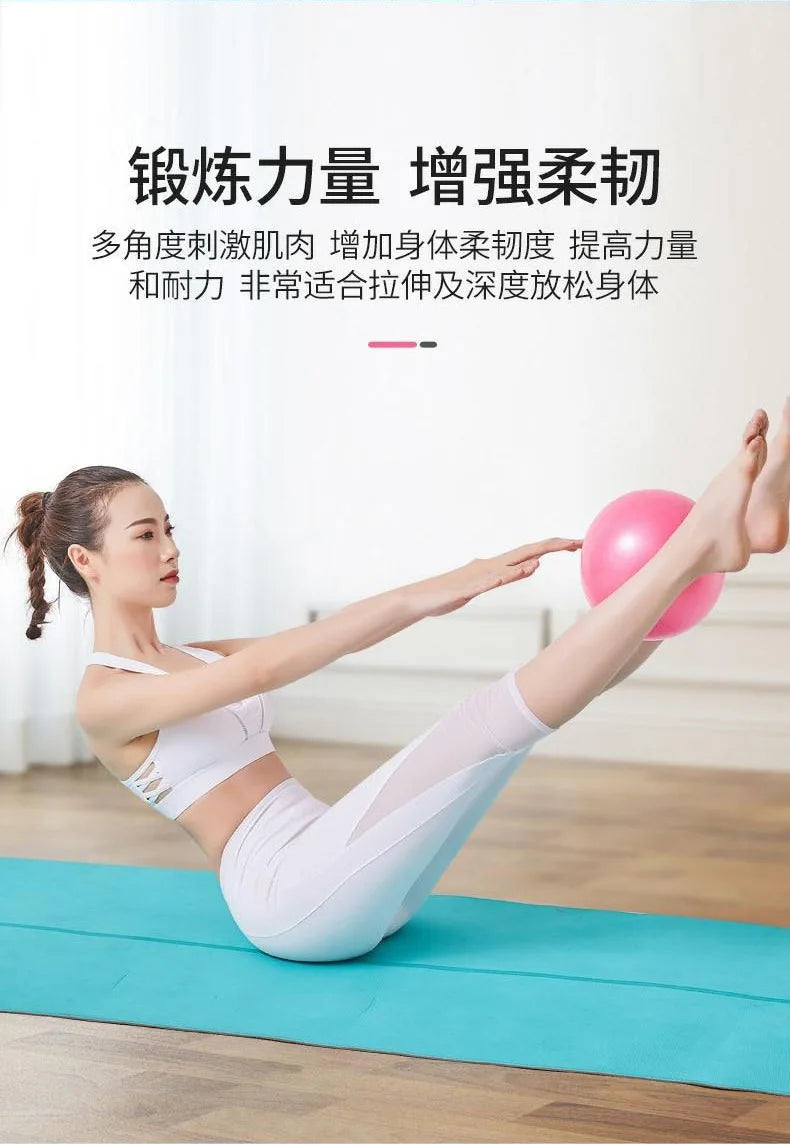 Mini Pilates Yoga Ball – 25cm Anti-Burst Exercise Ball for Legs, Hips & Core Workouts