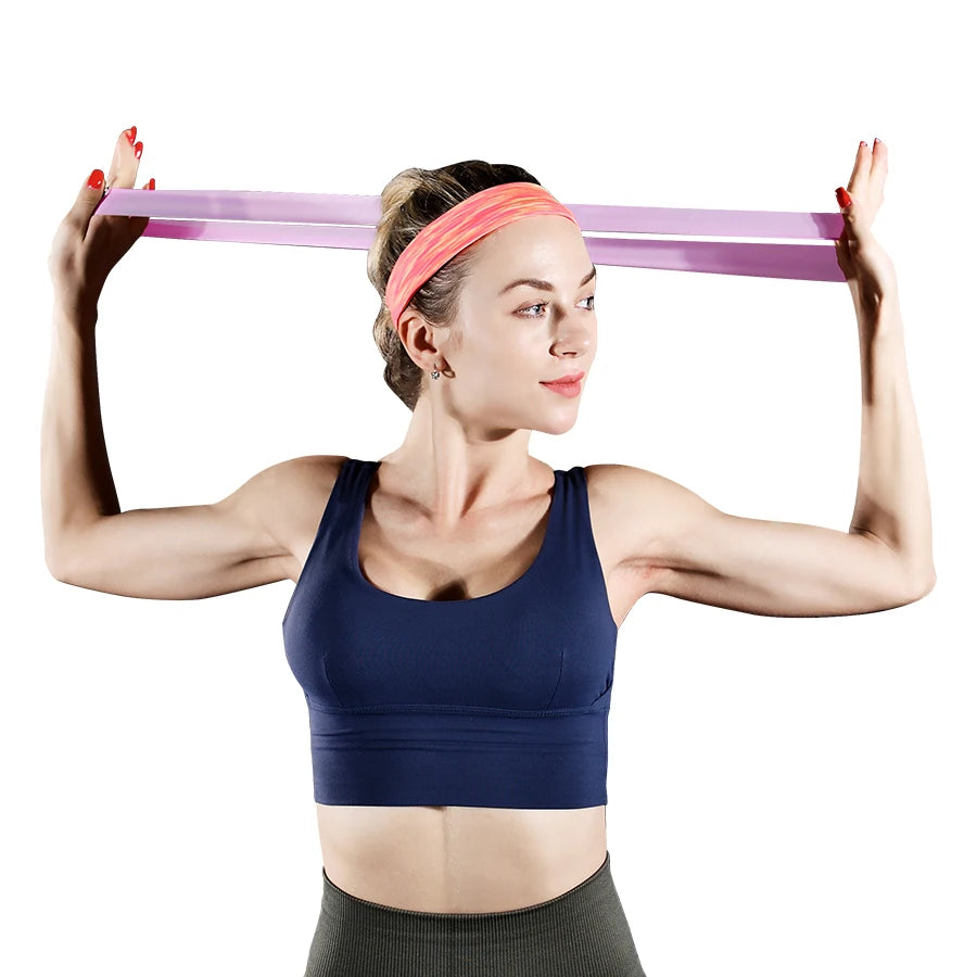 Resistance Loop Bands – Multi-Level Elastic Bands for Home Fitness, Set of 5, Pilates, Yoga & Strength Training